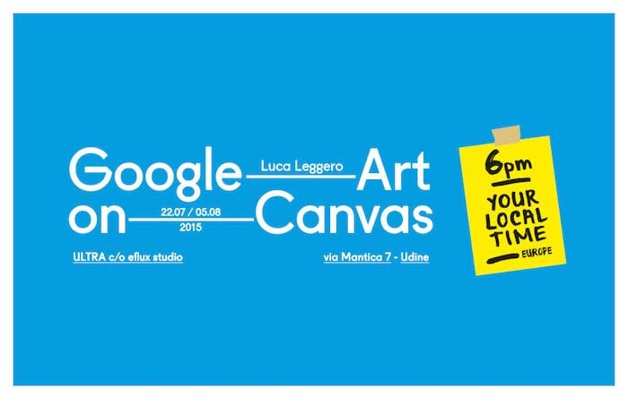 Luca Leggero – Google Art on Canvas